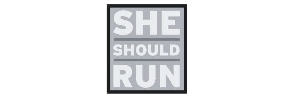 SHE SHOULD RUN LOGO