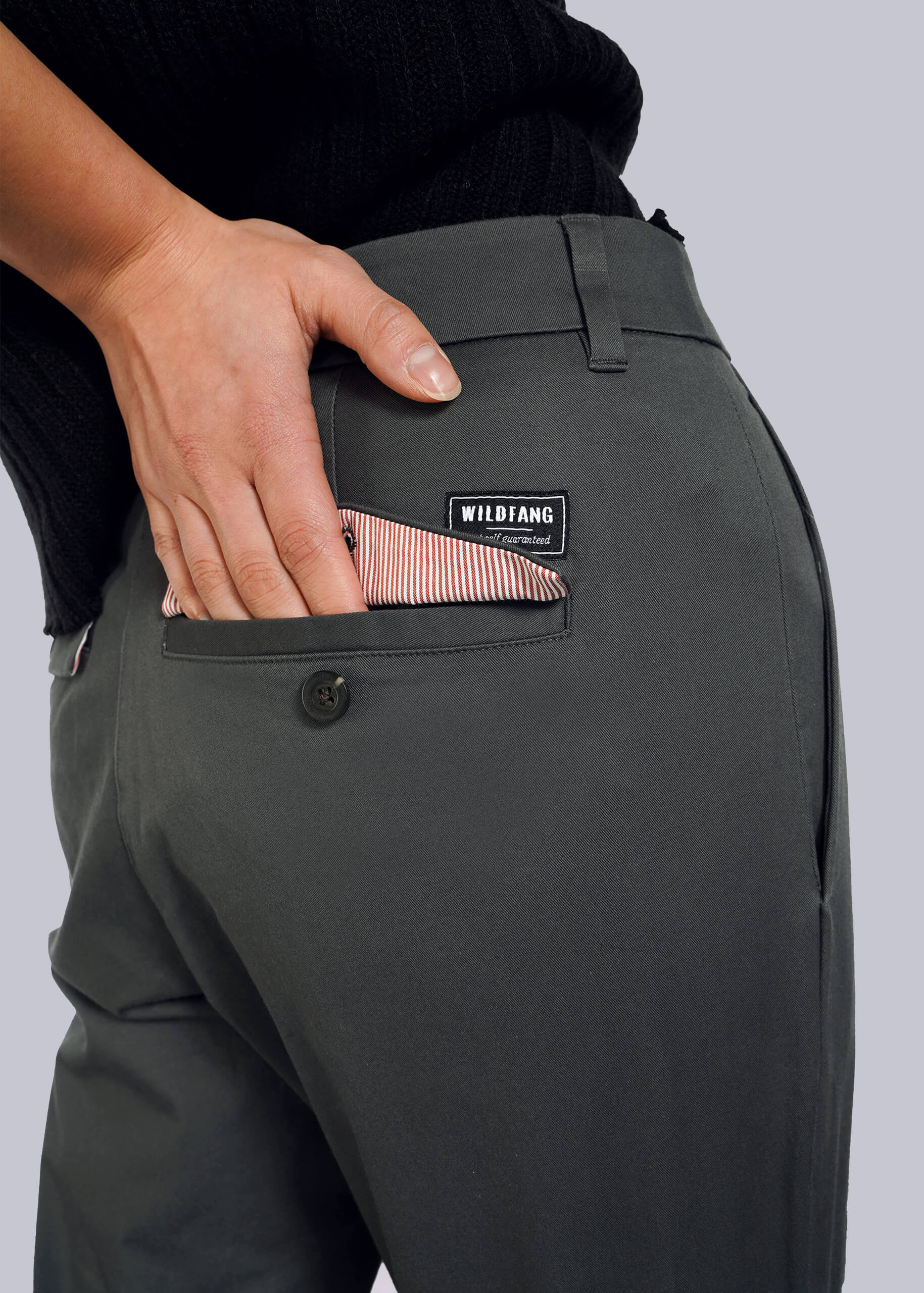 The Essential Trouser in Charcoal