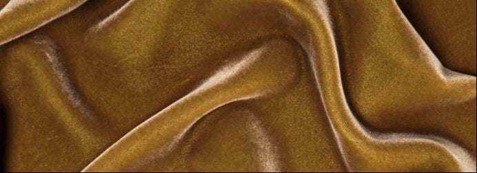 Close-up of brown fabric with folds
