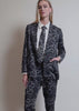 Model shows off the fit and features of the Debbie Harry x Wildfang Notch lapel Blazer