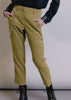 Video of two models wearing The Debbie Harry x Wildfang Slim Crop Pant and showing the fit and features